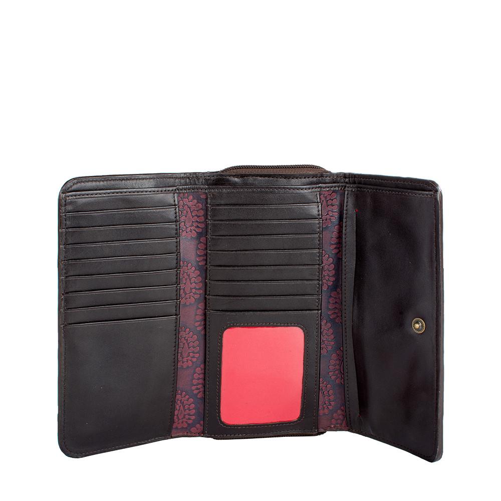 Baga Blocking Trifold Leather Wallet